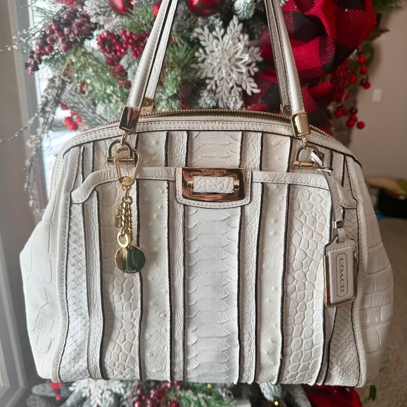 Coach Genuine Python Leather Satchel | Discontinued Exotic | Excellent Condition - Picture 12 of 16